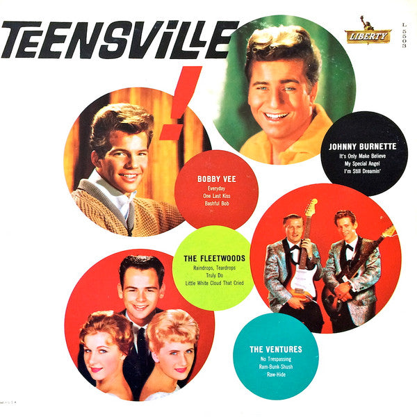 Bobby Vee, Johnny Burnette, The Fleetwoods, The Ventures : Teensville! (LP, Comp, Mono)