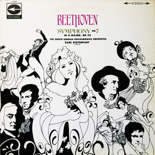 Ludwig van Beethoven Conducted By Karl Ristenpart Performed By Süddeutsche Philharmonie : Symphony No. 7 In A Major, Op. 92 (LP)