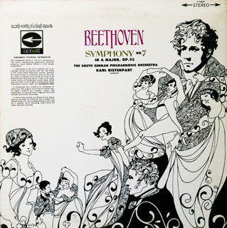 Ludwig van Beethoven Conducted By Karl Ristenpart Performed By Süddeutsche Philharmonie : Symphony No. 7 In A Major, Op. 92 (LP)