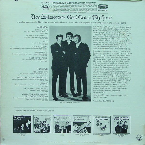 The Lettermen : Goin' Out Of My Head (LP, Album)