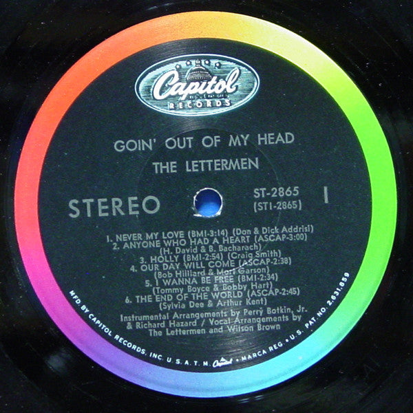 The Lettermen : Goin' Out Of My Head (LP, Album)