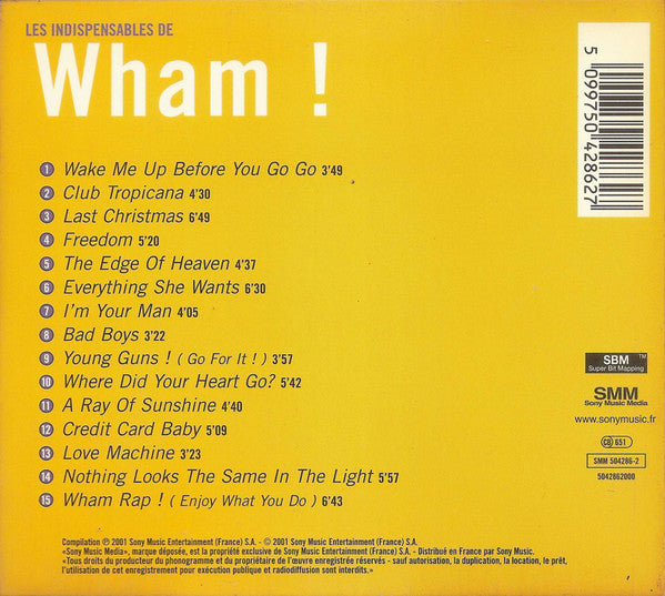 Wham! : Les Indispensables De Wham! (Versions Originales) (CD, Comp)