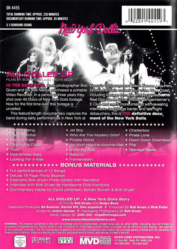 New York Dolls : All Dolled Up (Films By Bob Gruen And Nadya Beck) (DVD-V, NTSC)