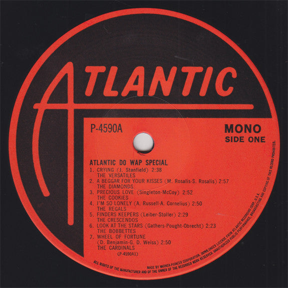Various : Atlantic Do Wap Special (LP, Comp, Mono)