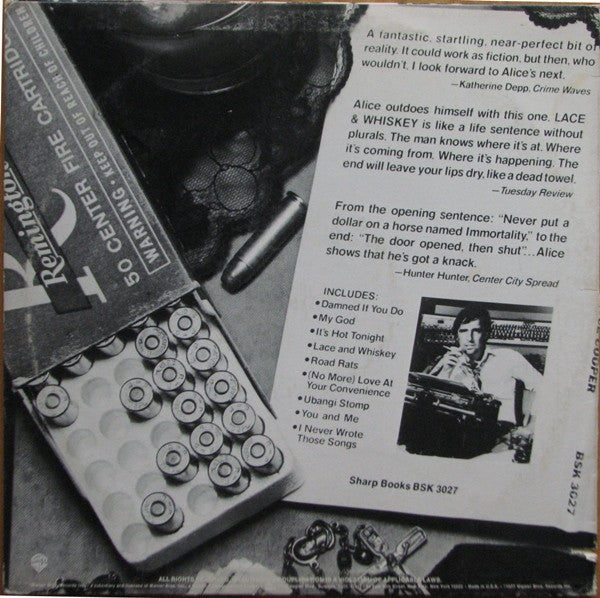 Alice Cooper (2) : Lace And Whiskey (LP, Album, Jac)
