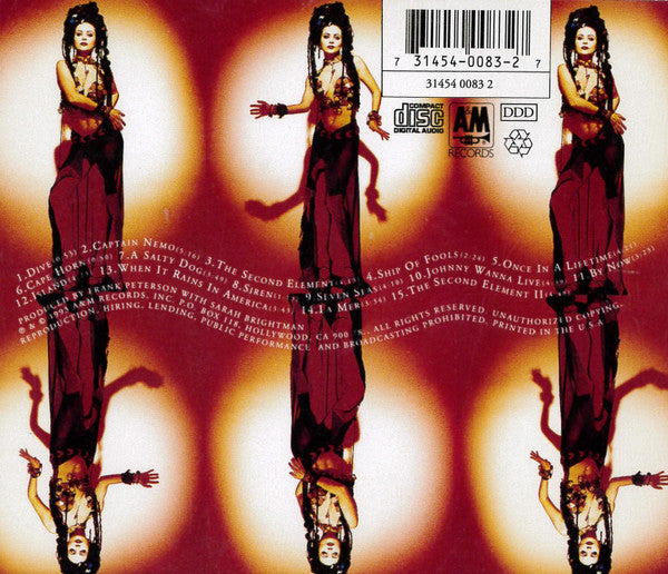Sarah Brightman : Dive (CD, Album, No )