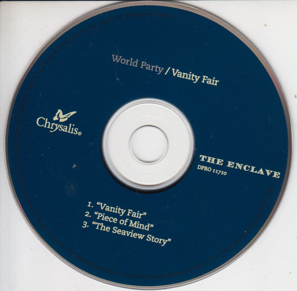 World Party : Vanity Fair (CD, Single, Promo)