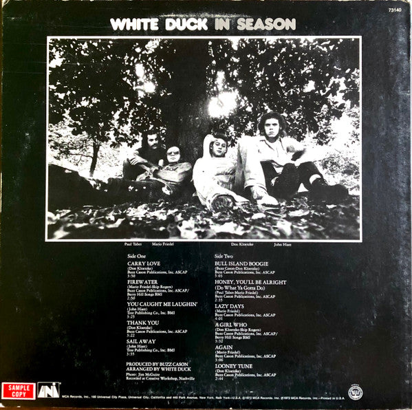 White Duck : In Season (LP, Album, Pin)