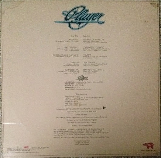 Player (4) : Player (LP, Album, PRC)