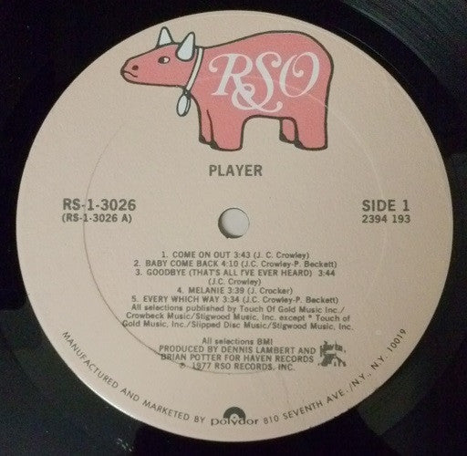 Player (4) : Player (LP, Album, PRC)