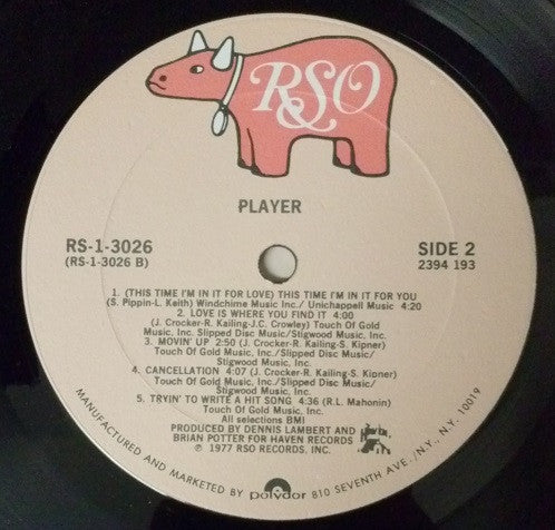 Player (4) : Player (LP, Album, PRC)