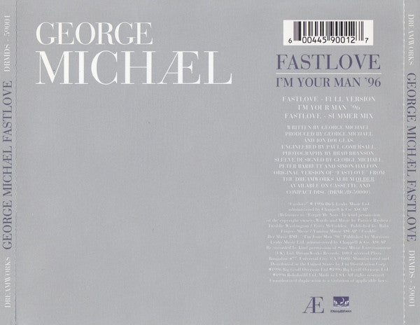 George Michael : Fastlove (CD, Single)