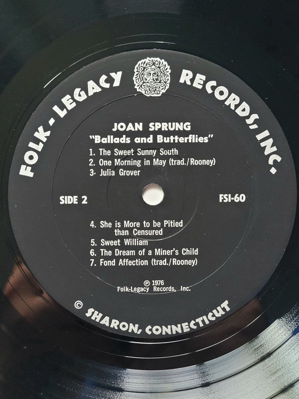 Joan Sprung : Ballads And Butterflies (LP)