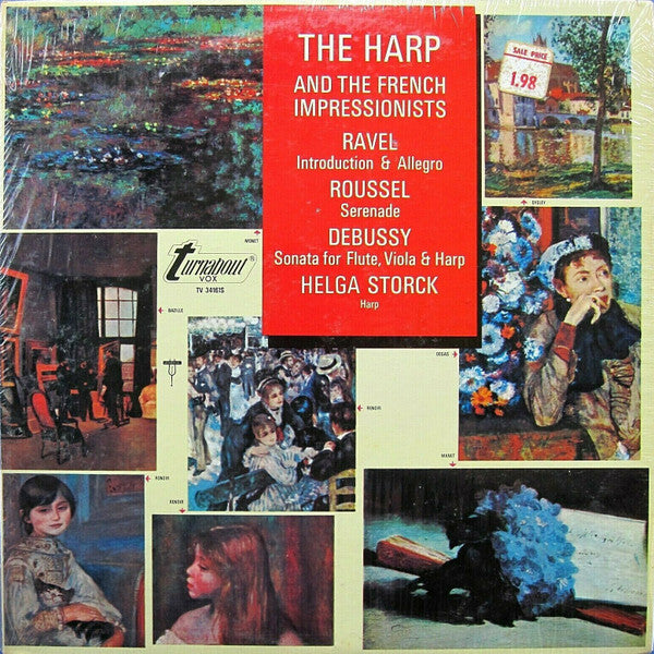 Maurice Ravel / Albert Roussel / Claude Debussy - Helga Storck : The Harp And The French Impressionists (LP, Album)