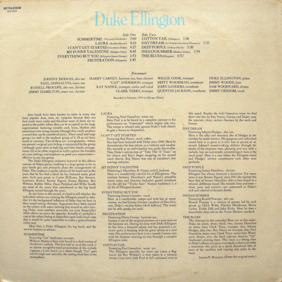 Duke Ellington : The Bethlehem Years, Volume II (LP, Album, RE)