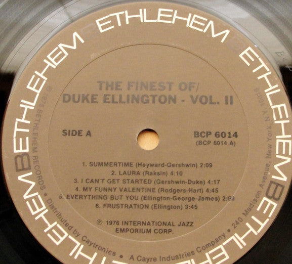 Duke Ellington : The Bethlehem Years, Volume II (LP, Album, RE)
