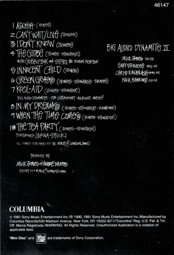 Big Audio Dynamite II : The Globe (MD, Album)