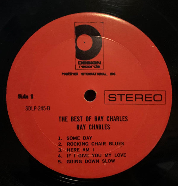 Ray Charles : The Best Of Ray Charles (LP, Comp)