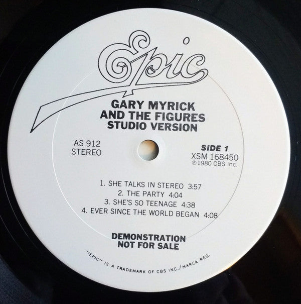 Gary Myrick & The Figures : Gary Myrick And The Figures: Studio Version/Live Version (LP, Promo)