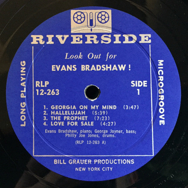 Evans Bradshaw : Look Out For Evans Bradshaw! (LP, Album, Mono)