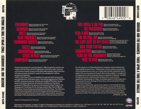 Siouxsie & The Banshees : Twice Upon A Time - The Singles (CD, Comp)