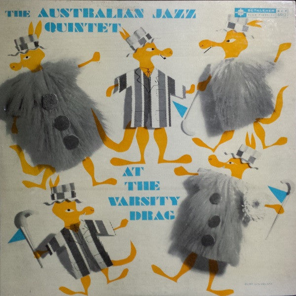 The Australian Jazz Quintet : At The Varsity Drag (LP, Album, Mono, RE, RP, Res)