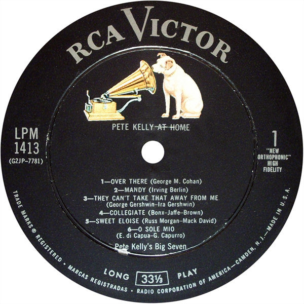 Pete Kelly And His Big Seven - Jack Webb : Pete Kelly At Home (LP, Album)