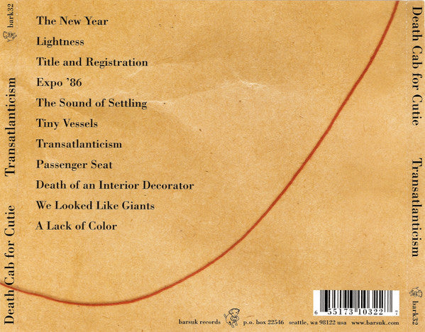 Death Cab For Cutie : Transatlanticism (CD, Album)