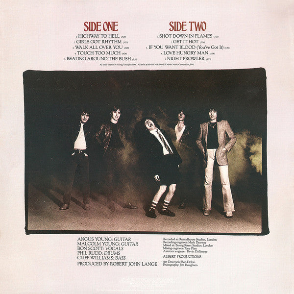 AC/DC : Highway To Hell (LP, Album, RE, Spe)