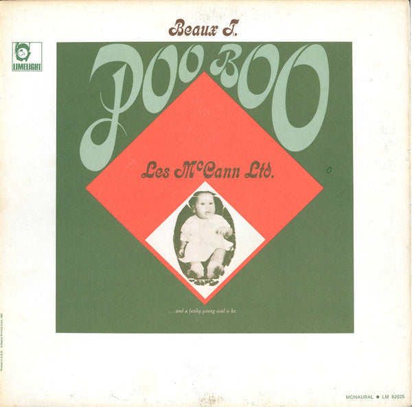 Les McCann Ltd. : Beaux J. Pooboo (LP, Album, Mono)