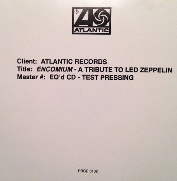 Various : Encomium: A Tribute To Led Zeppelin (CD, Comp, TP)