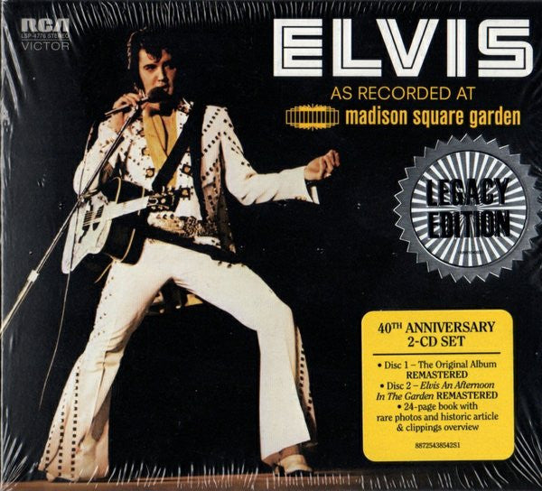 Elvis* : Elvis As Recorded At Madison Square Garden (CD, Album, RE, RM + CD, Album, RE, RM + Comp)