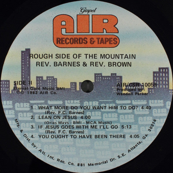 Fair Cloth Barnes And Rev. Janice Brown : Rough Side Of The Mountain (LP, Album)