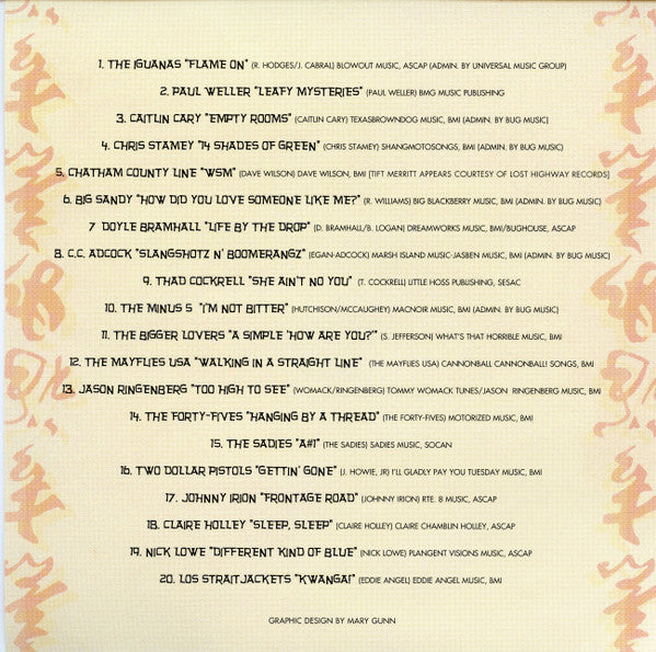 Various : Yep Roc Records Fortune Cookie 2003 (CD, Comp)