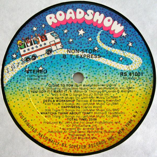 B.T. Express : Non-Stop (LP, Album, Pet)