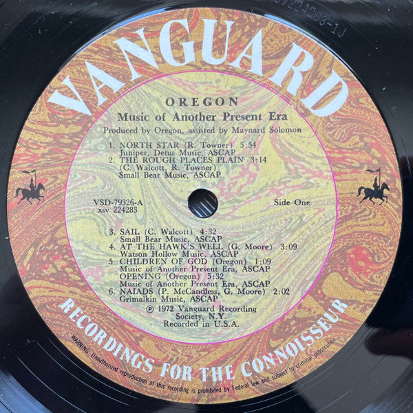 Oregon : Music Of Another Present Era (LP, Album, RE)