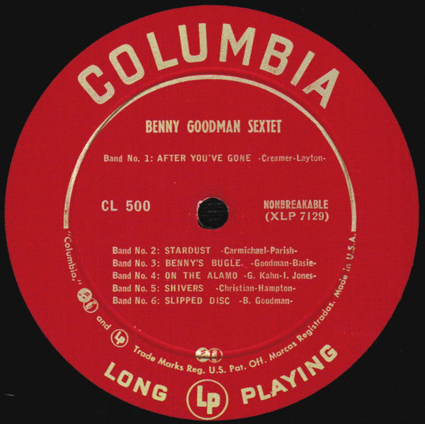 Benny Goodman : Benny Goodman Combos (LP, Comp, Mono, RP)