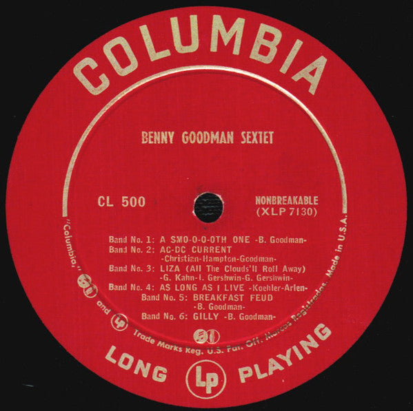 Benny Goodman : Benny Goodman Combos (LP, Comp, Mono, RP)