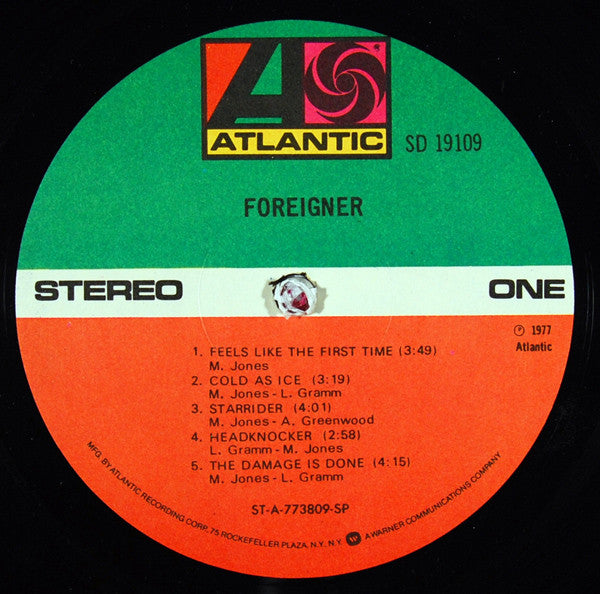 Foreigner : Foreigner (LP, Album, RE, SP )