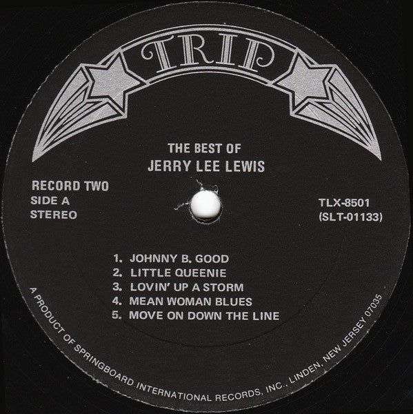 Jerry Lee Lewis : The Best Of Jerry Lee Lewis (2xLP, Comp)