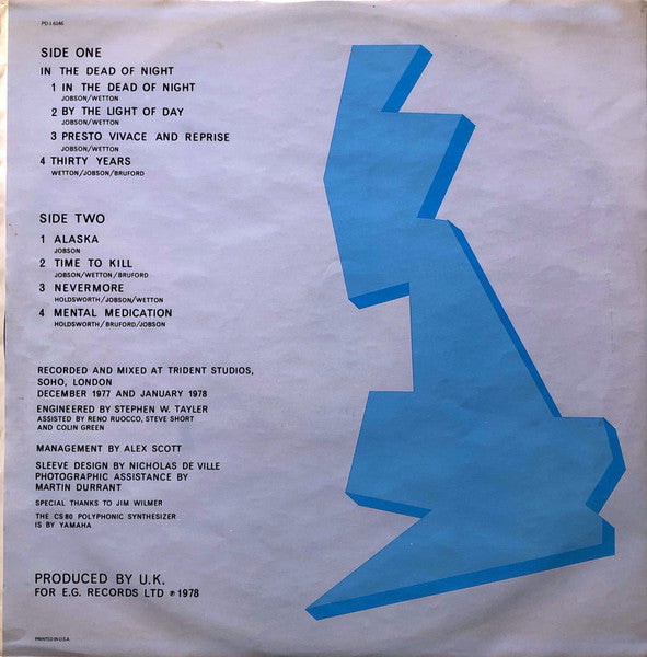 U.K.* : U.K. (LP, Album, Spe)