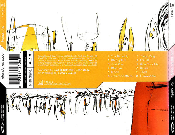 Abandoned Pools : Humanistic (CD, Album)