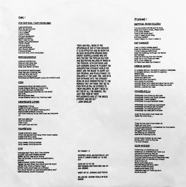 Rat Damage : Cursed (LP, Album, Ltd, Num)