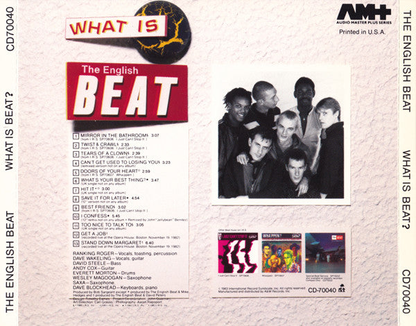 The Beat (2) : What Is Beat? (CD, Comp)