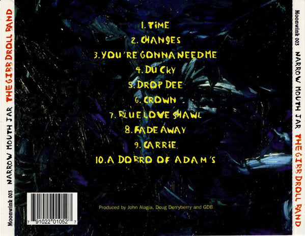 Gibb Droll Band : Narrow Mouth Jar (CD, Album)