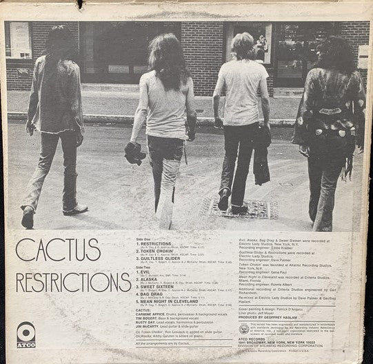 Cactus (3) : Restrictions (LP, Album, PRC)