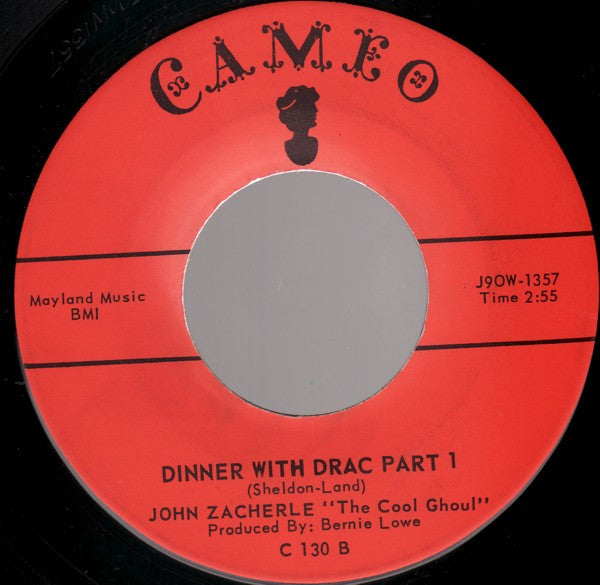 John Zacherle : Dinner With Drac (7", Single)