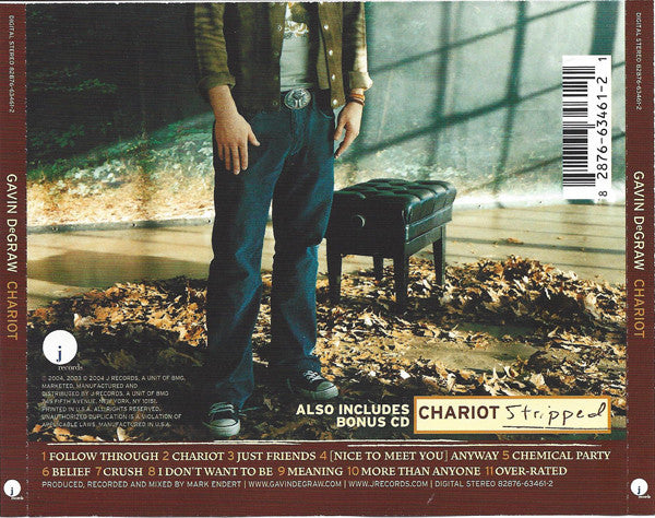 Gavin DeGraw : Chariot (2xCD, Album, S/Edition)