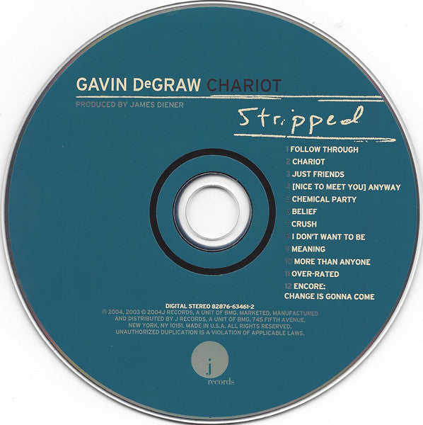 Gavin DeGraw : Chariot (2xCD, Album, S/Edition)
