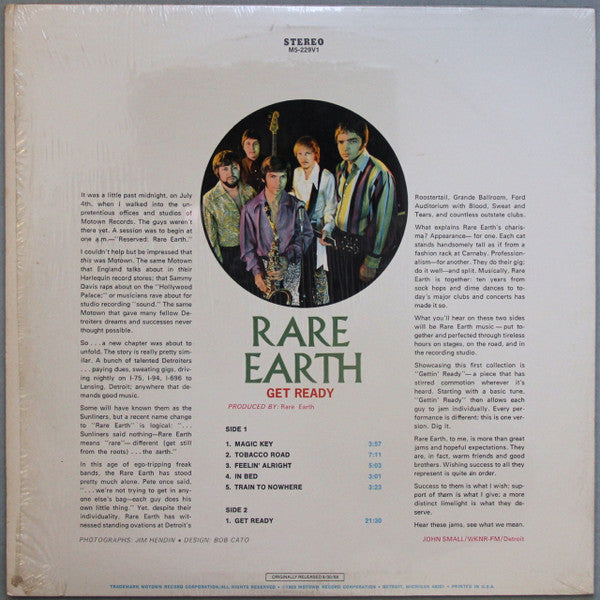 Rare Earth : Get Ready (LP, Album, RE)
